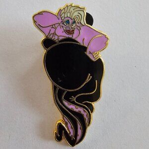 Disney Ursula Purple and Black Enamel Pin